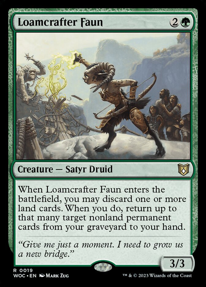 Loamcrafter Faun (Wilds of Eldraine Commander)