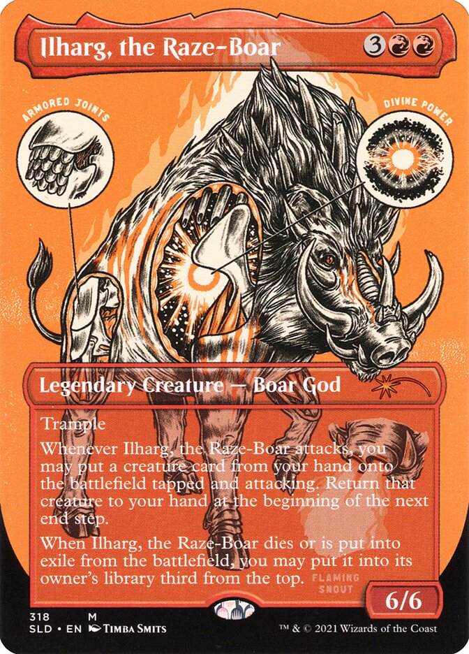 Ilharg, the Raze-Boar (Secret Lair Drop)
