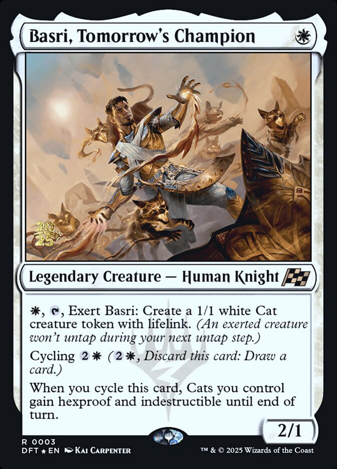 Basri, Tomorrow's Champion (Aetherdrift Promos)