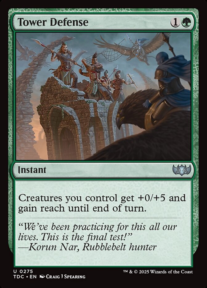Tower Defense (Tarkir: Dragonstorm Commander)