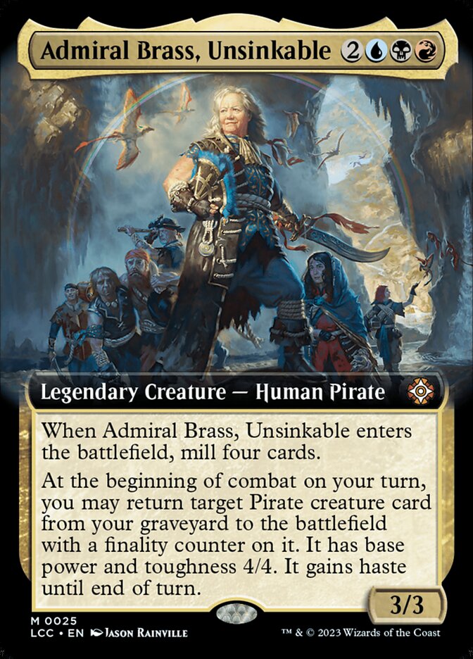 Admiral Brass, Unsinkable (The Lost Caverns of Ixalan Commander)