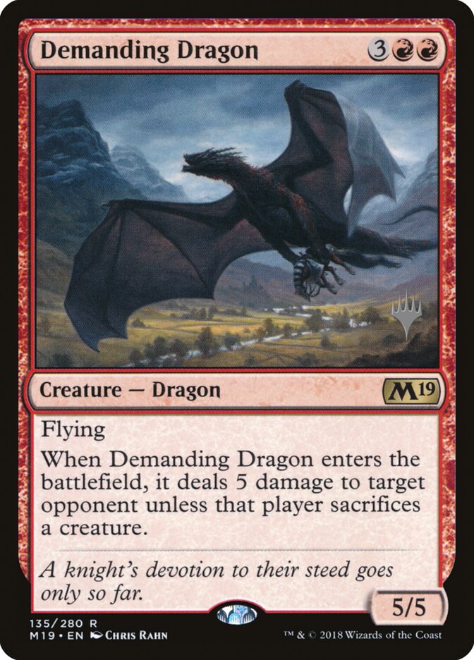 Demanding Dragon (Core Set 2019 Promos)