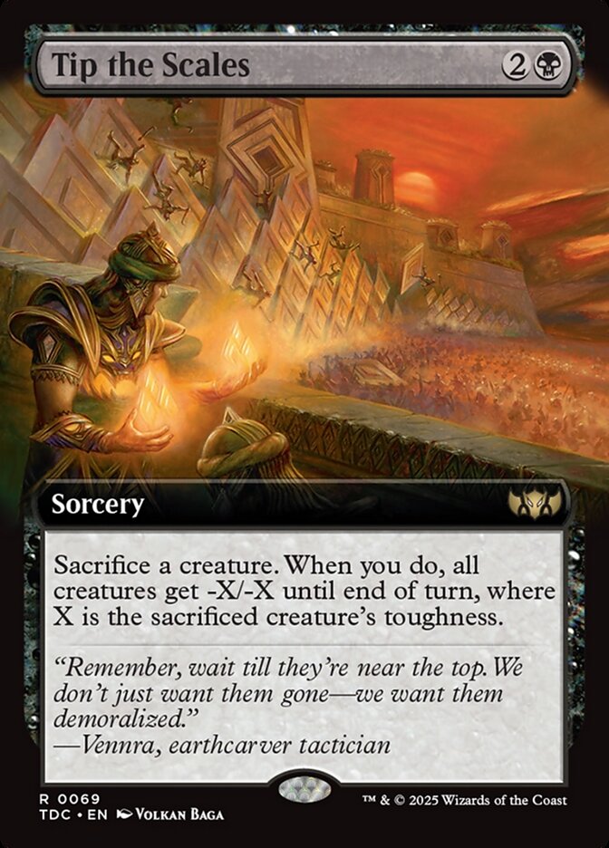 Tip the Scales (Tarkir: Dragonstorm Commander)