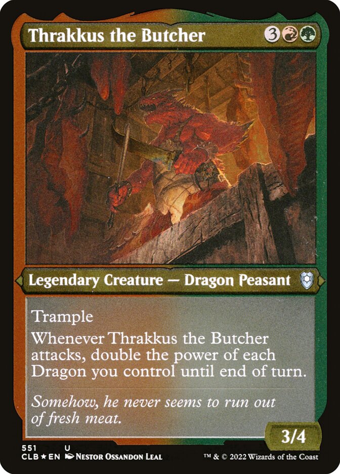 Thrakkus the Butcher (Commander Legends: Battle for Baldur's Gate)