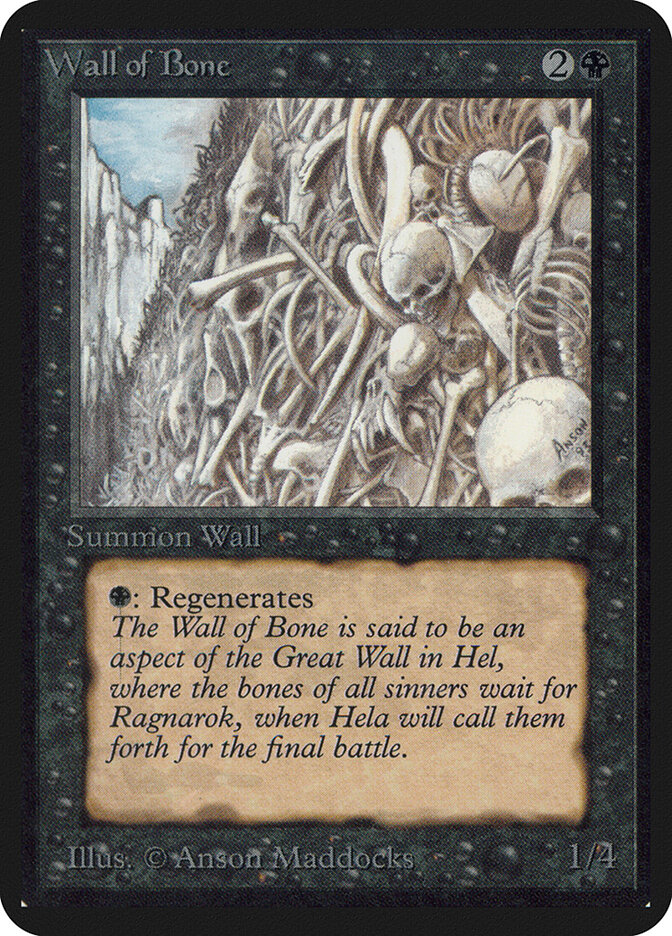 Wall of Bone (Limited Edition Alpha)