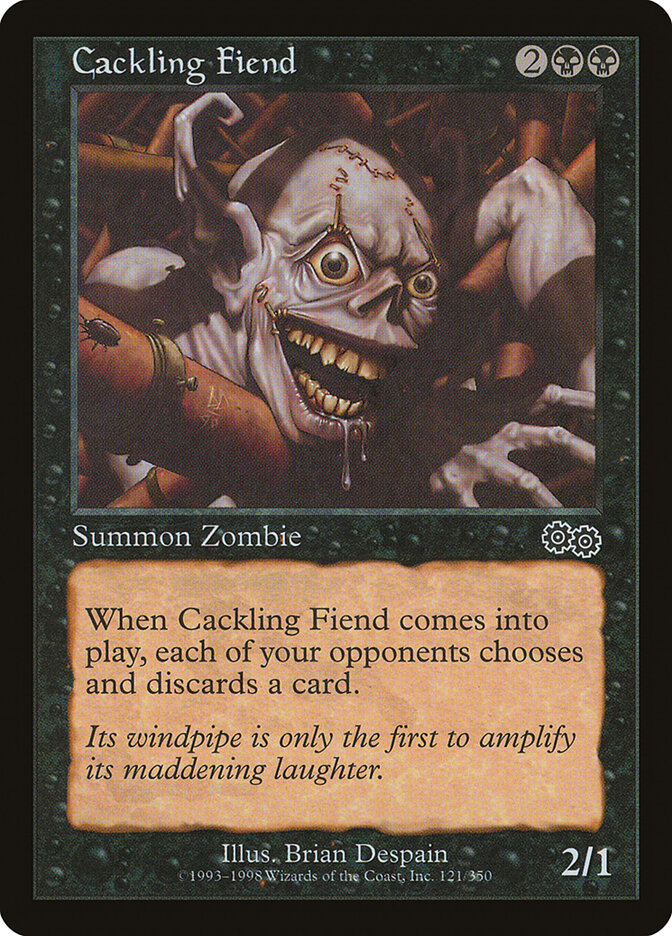 Cackling Fiend (Urza's Saga)