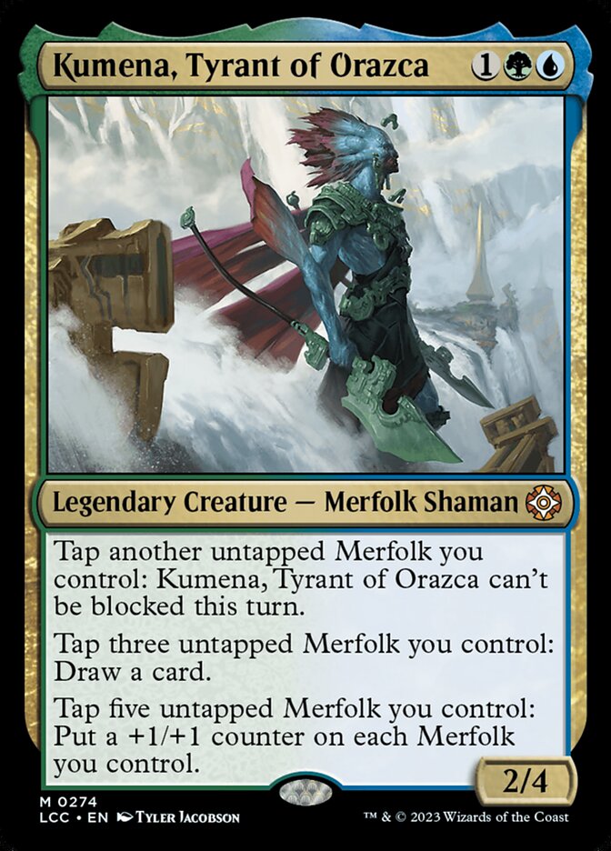 Kumena, Tyrant of Orazca (The Lost Caverns of Ixalan Commander)