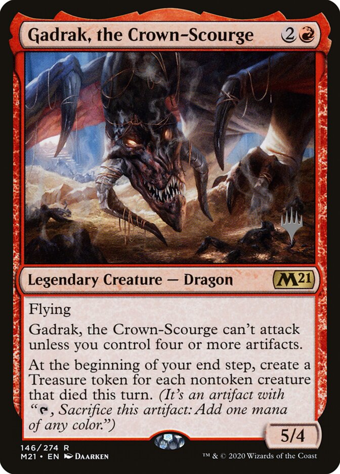 Gadrak, the Crown-Scourge (Core Set 2021 Promos)