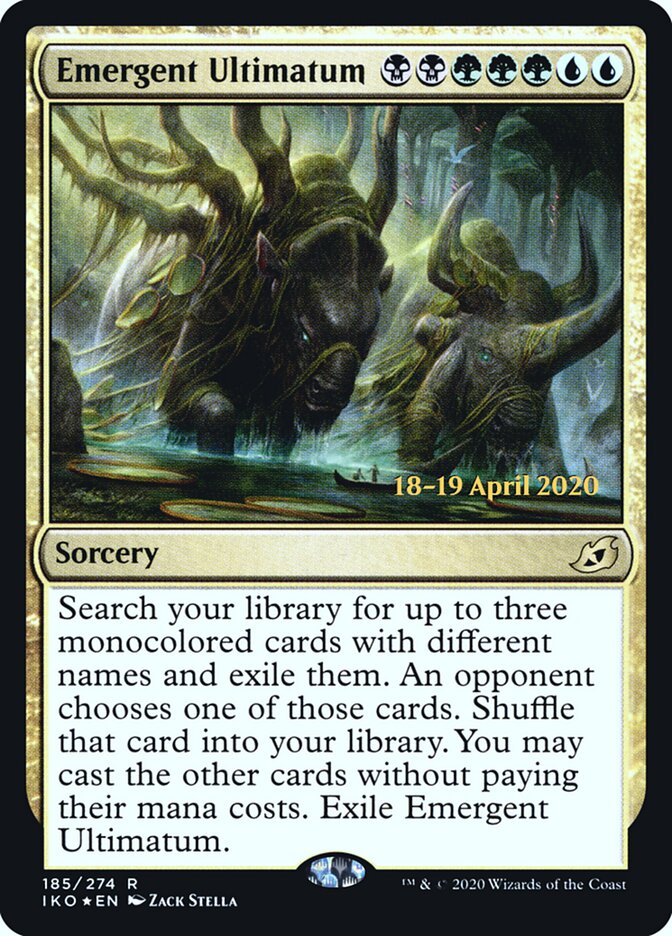 Emergent Ultimatum (Ikoria: Lair of Behemoths Promos)