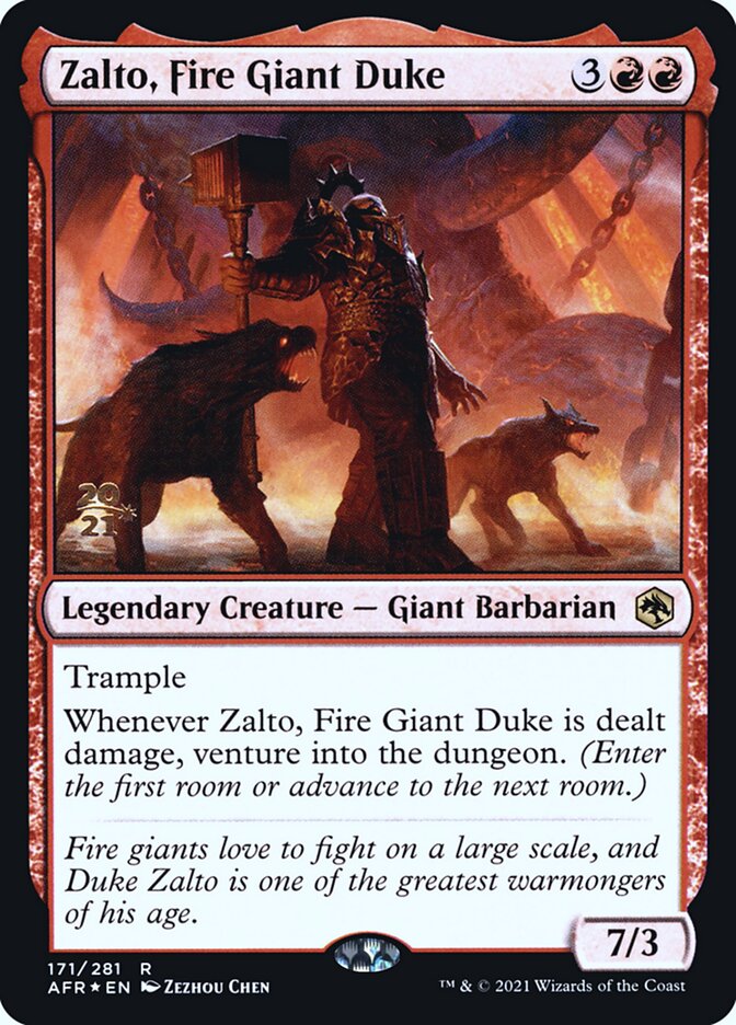 Zalto, Fire Giant Duke (Adventures in the Forgotten Realms Promos)