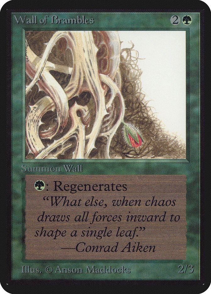 Wall of Brambles (Limited Edition Alpha)