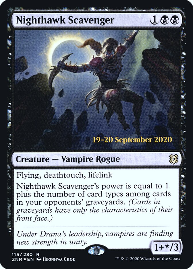 Nighthawk Scavenger (Zendikar Rising Promos)