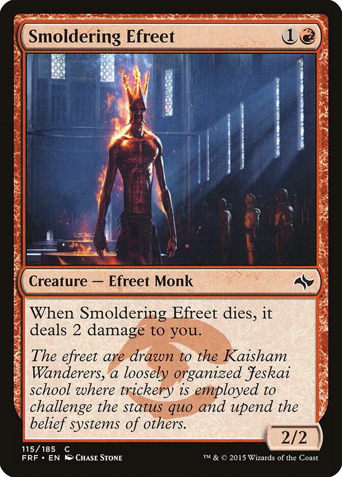 Smoldering Efreet (Fate Reforged)