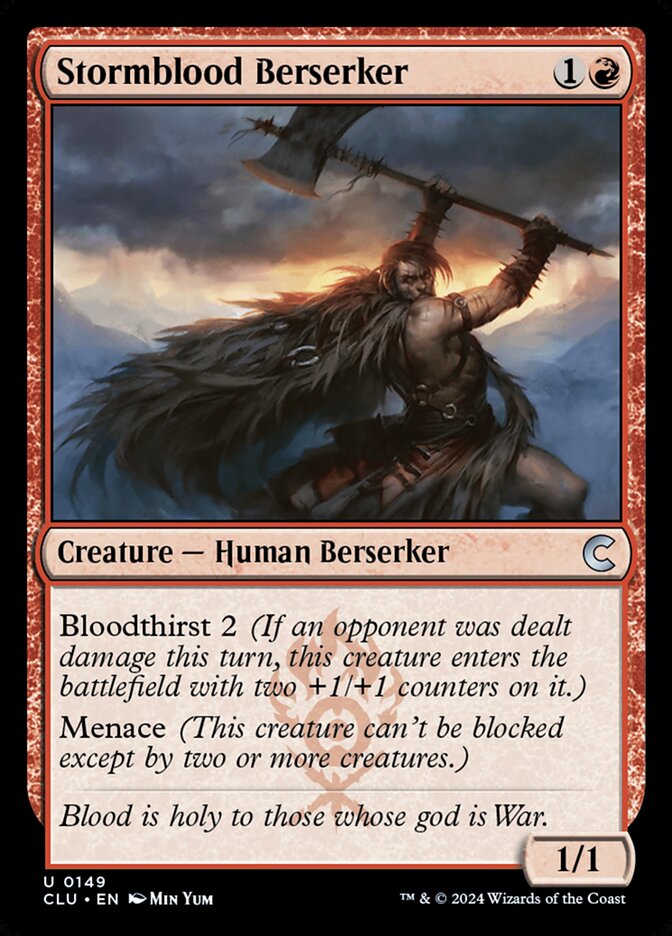 Stormblood Berserker (Ravnica: Clue Edition)