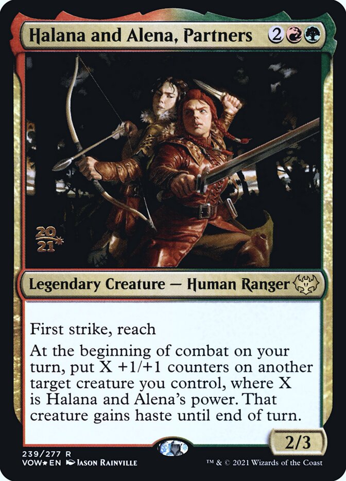 Halana and Alena, Partners (Innistrad: Crimson Vow Promos)