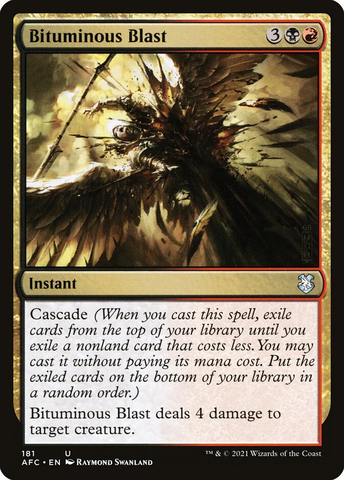 Bituminous Blast (Forgotten Realms Commander)