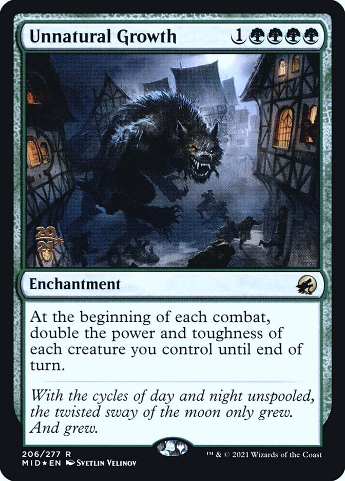 Unnatural Growth (Innistrad: Midnight Hunt Promos)