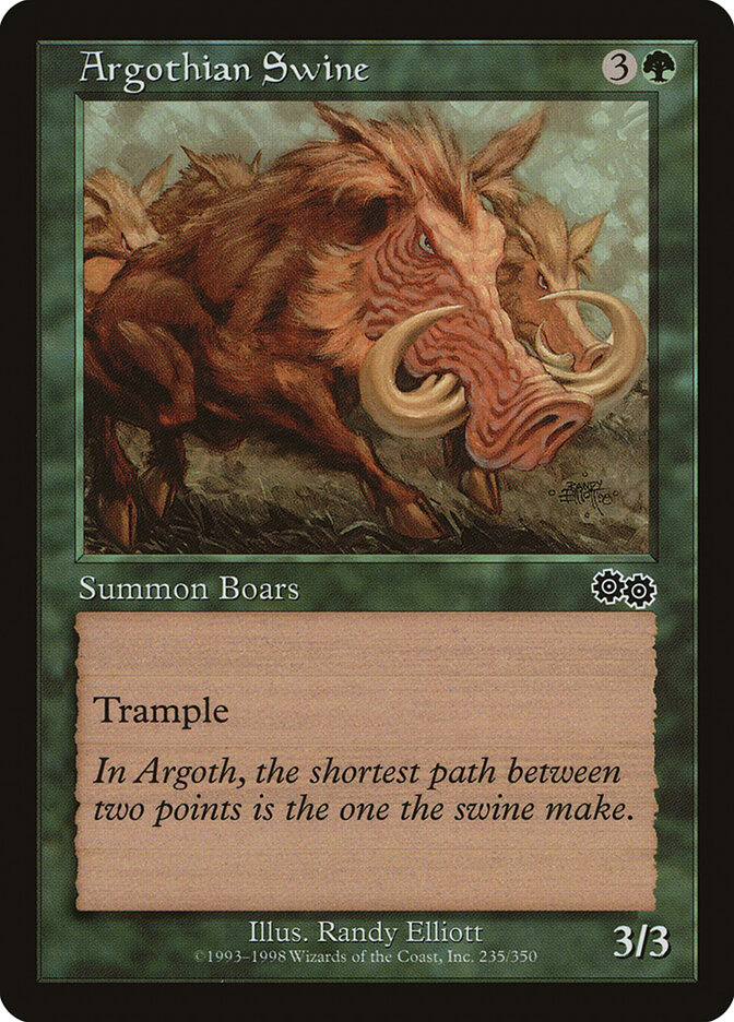 Argothian Swine (Urza's Saga)