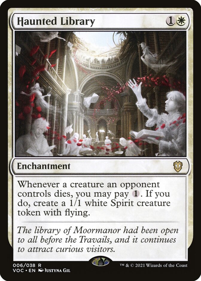 Haunted Library (Crimson Vow Commander)