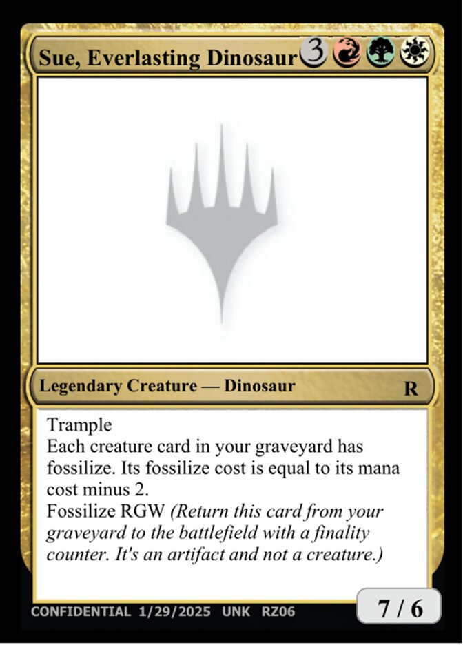 Sue, Everlasting Dinosaur (Unknown Event)