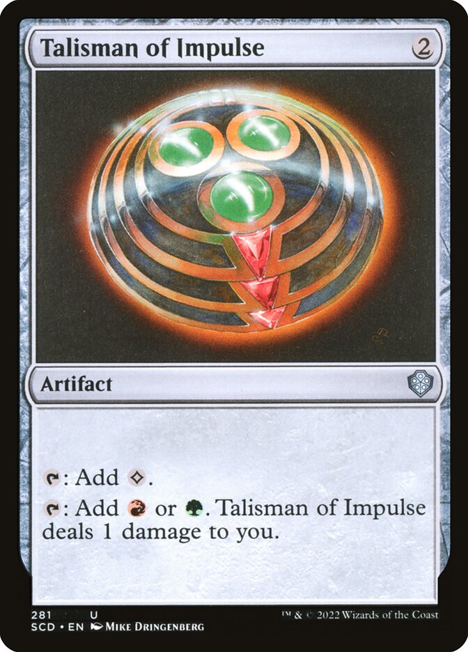 Talisman of Impulse (Starter Commander Decks)