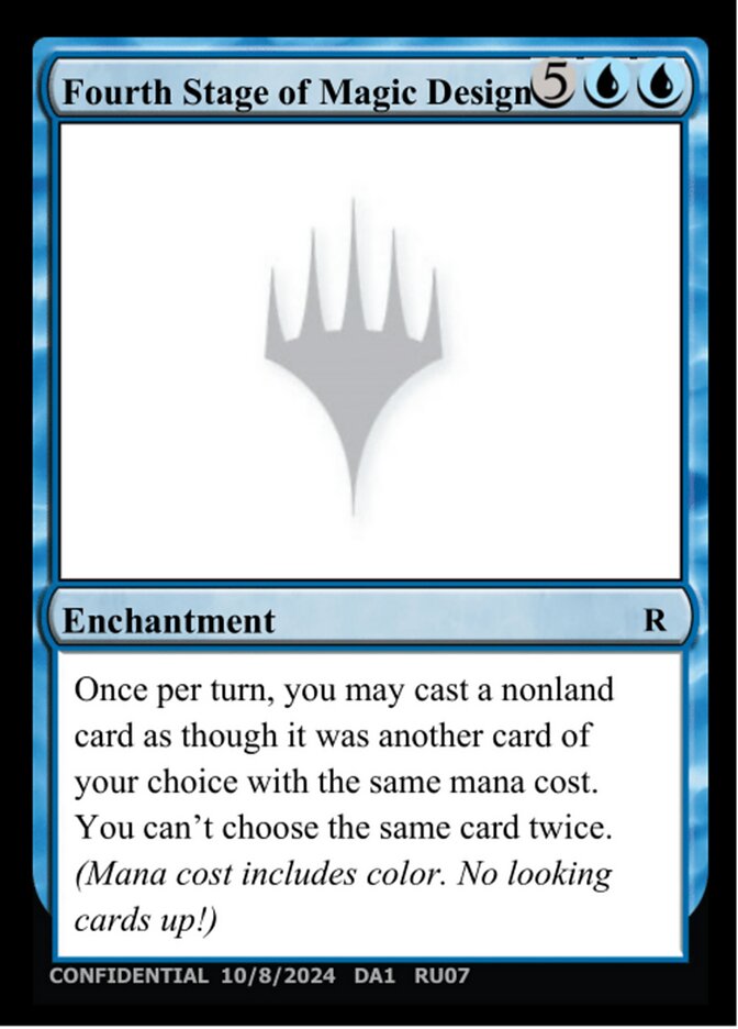 Fourth Stage of Magic Design (Unknown Event)
