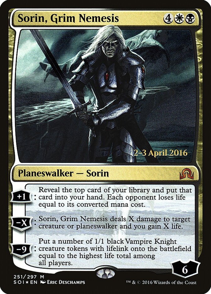 Sorin, Grim Nemesis (Shadows over Innistrad Promos)