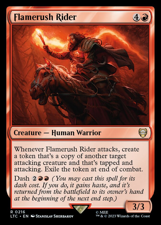 Flamerush Rider (Tales of Middle-earth Commander)