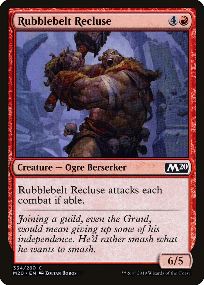 Rubblebelt Recluse (Core Set 2020)