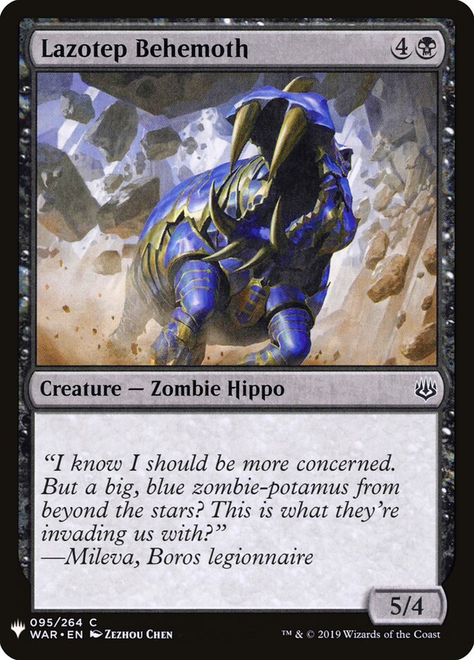 Lazotep Behemoth (The List)