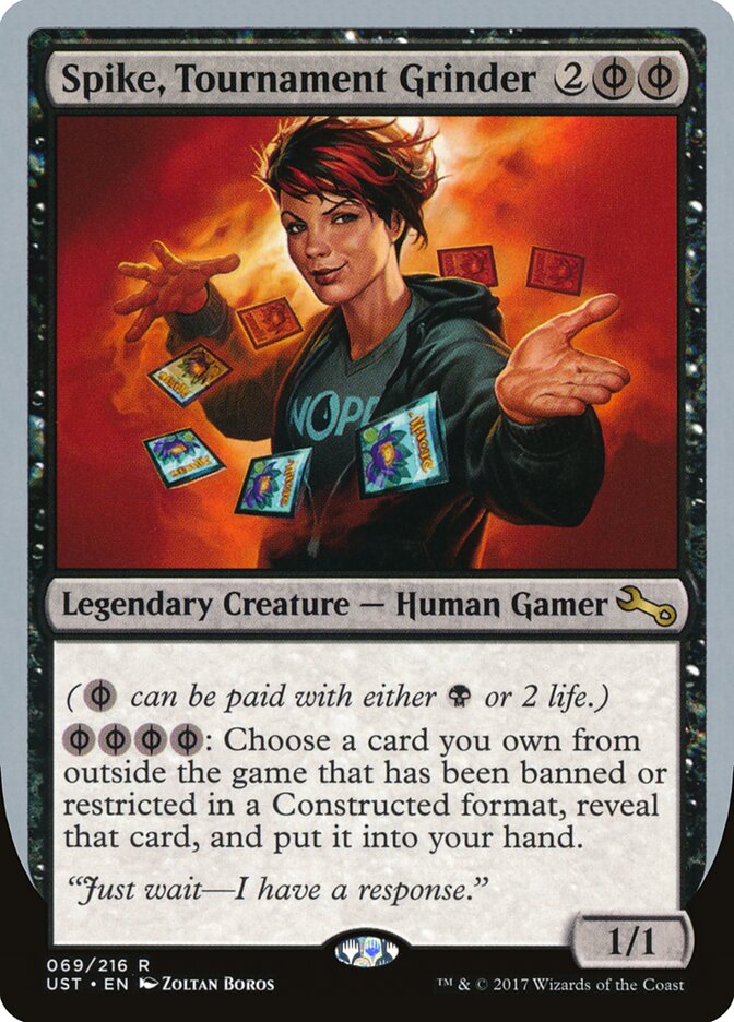 Spike, Tournament Grinder (Unstable)