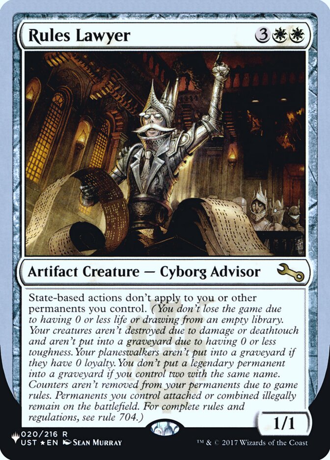 Rules Lawyer (The List (Unfinity Foil Edition))