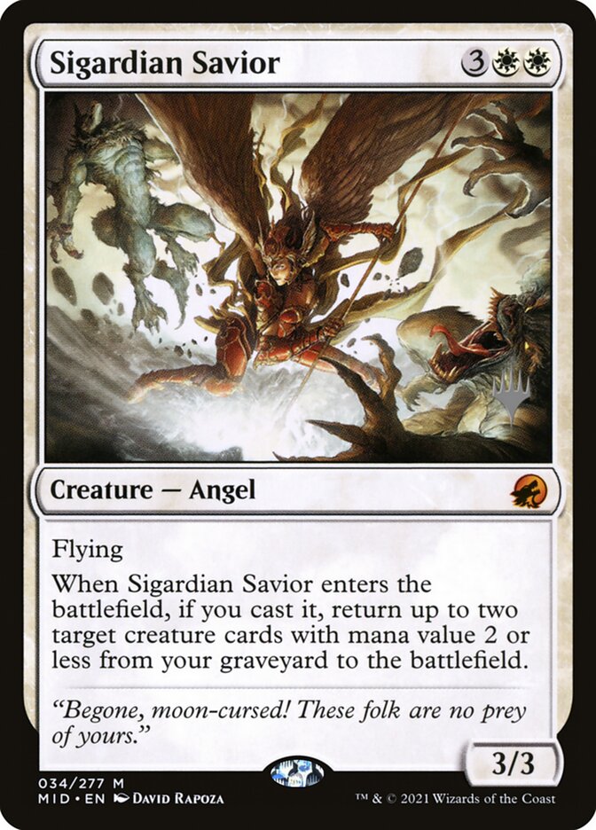 Sigardian Savior (Innistrad: Midnight Hunt Promos)