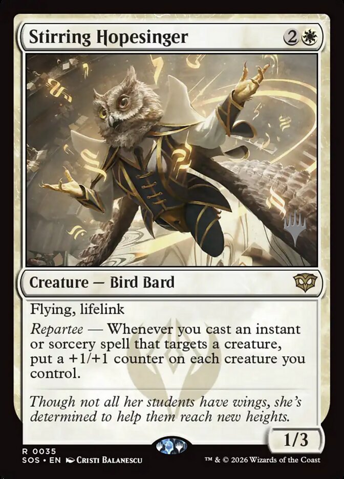 Stirring Hopesinger (Secrets of Strixhaven Promos)