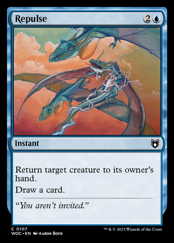 Repulse (Wilds of Eldraine Commander)