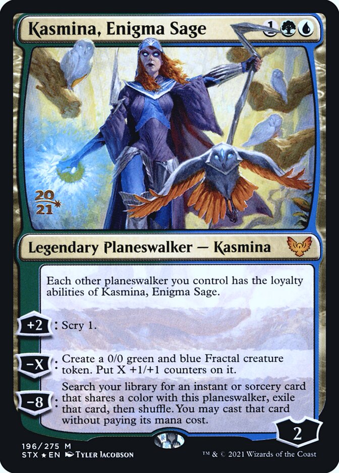 Kasmina, Enigma Sage (Strixhaven: School of Mages Promos)