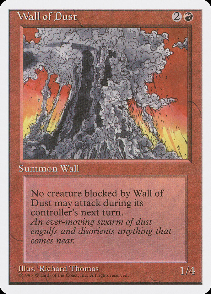 Wall of Dust (Fourth Edition)