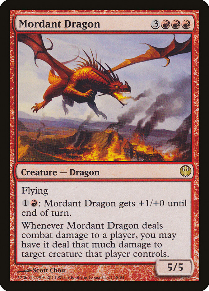 Mordant Dragon (Duel Decks: Knights vs. Dragons)