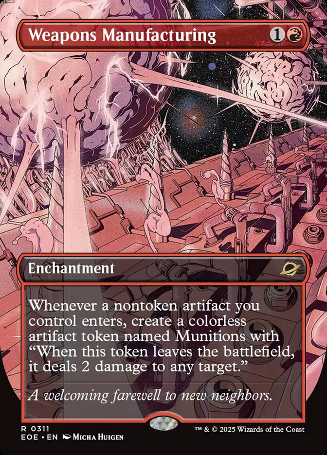 Weapons Manufacturing (Edge of Eternities)