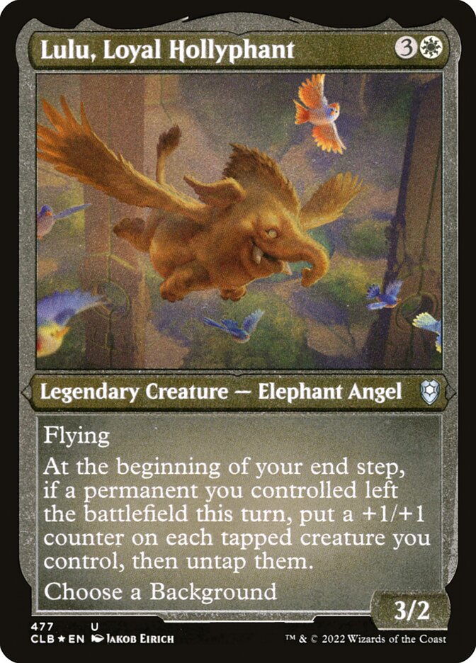 Lulu, Loyal Hollyphant (Commander Legends: Battle for Baldur's Gate)