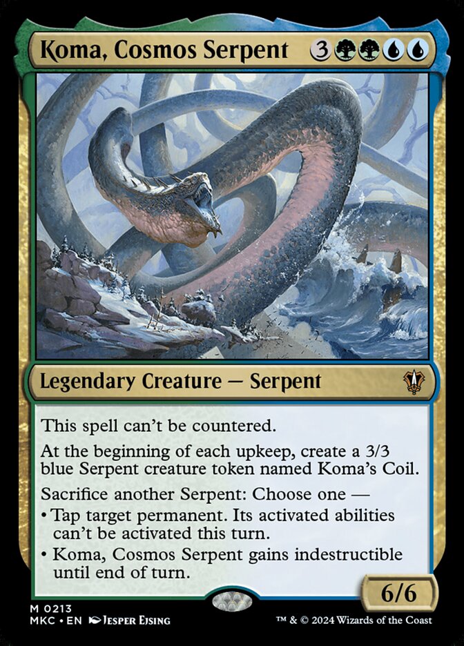 Koma, Cosmos Serpent (Murders at Karlov Manor Commander)