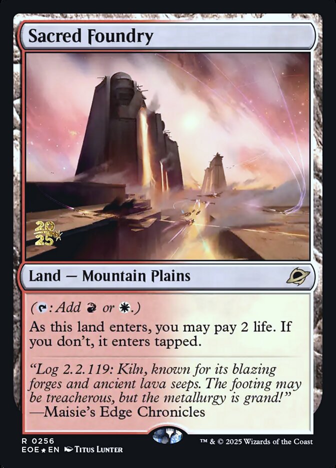 Sacred Foundry (Edge of Eternities Promos)