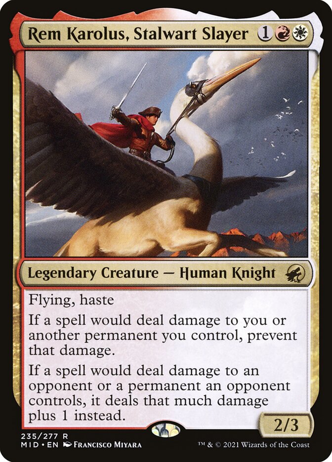 Rem Karolus, Stalwart Slayer (Innistrad: Midnight Hunt)