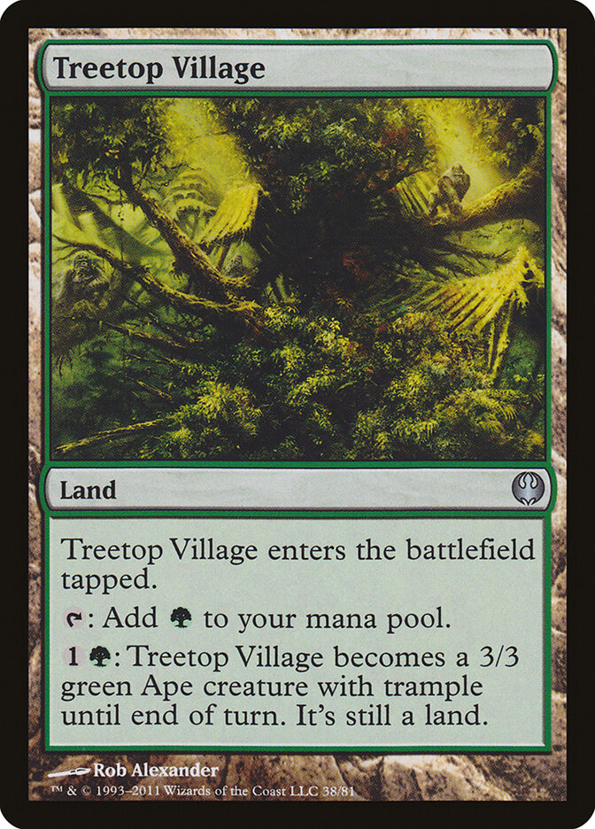 Treetop Village (Duel Decks: Knights vs. Dragons)