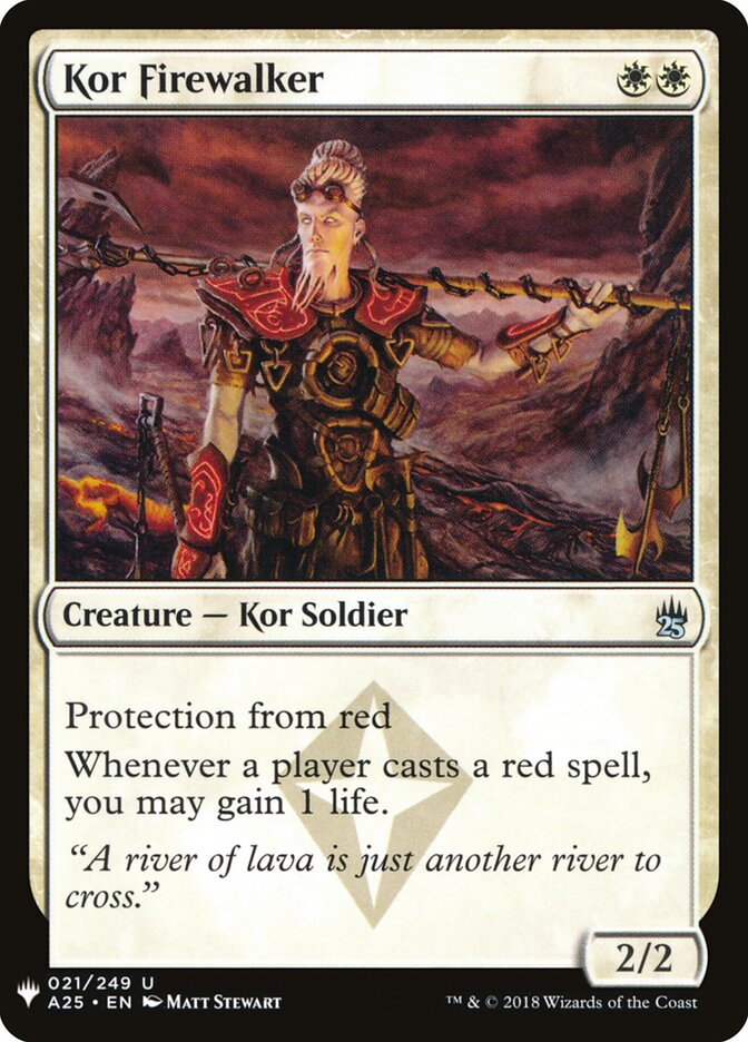 Kor Firewalker (The List)