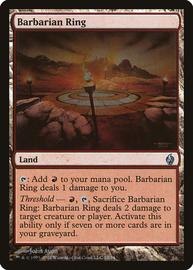 Barbarian Ring (Premium Deck Series: Fire and Lightning)