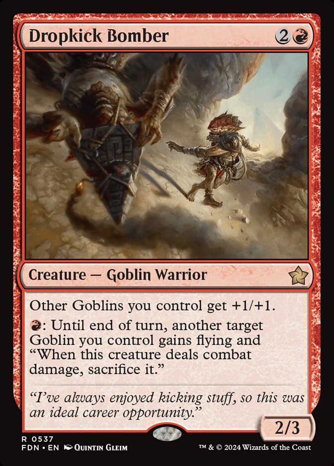 Dropkick Bomber (Foundations)