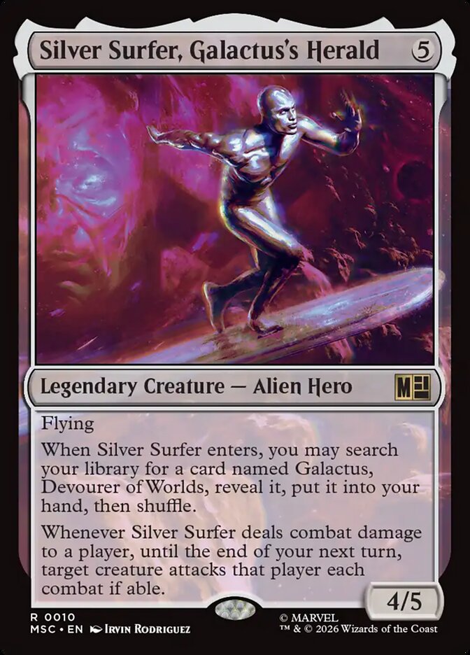 Silver Surfer, Galactus's Herald (Marvel Super Heroes Commander)