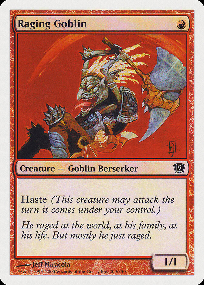 Raging Goblin (Ninth Edition)