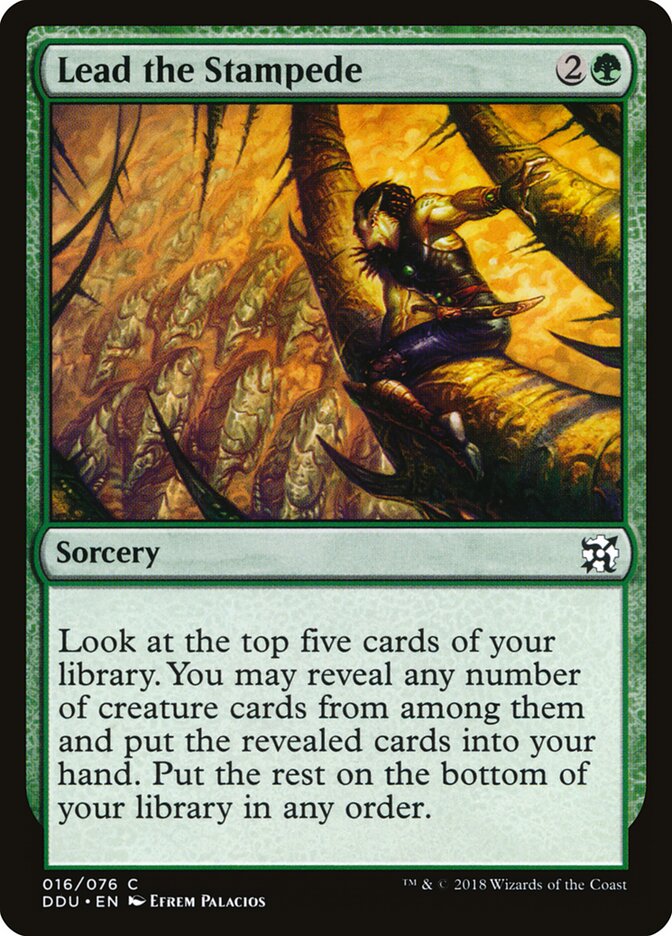 Lead the Stampede (Duel Decks: Elves vs. Inventors)